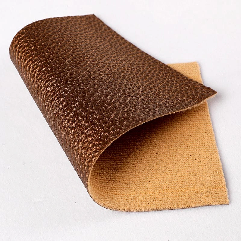 High quality PVC synthetic leather litchi grain texture faux leather for ladies handbags use