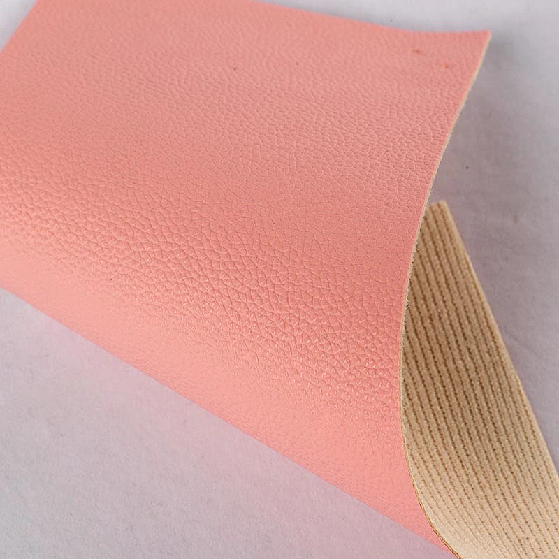 pvc leather with lychee embossed popular use for handbags high quality embossing pvc leather