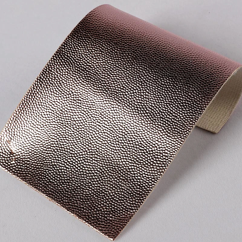 pvc artificial leather with lychee embossed popular use for handbags made in Guangzhou,China