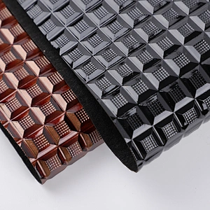 pvc synthetic leather faux leather for ladies bags with brush backing