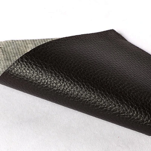 High quality PVC artificial leather with litchi grain texture for woman handbags use