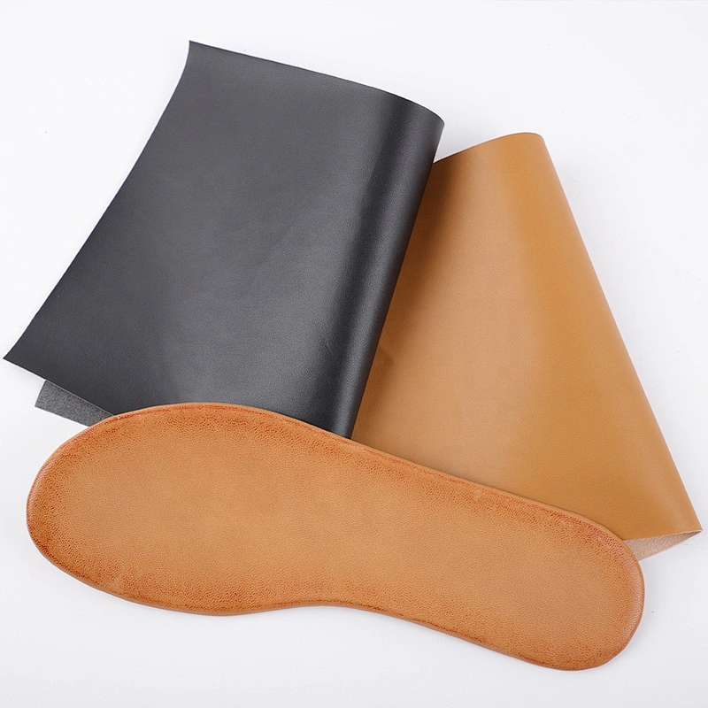 Embossed pig skin PU leather for shoes lining use Non-woven backing shoes lining material with cheaper price