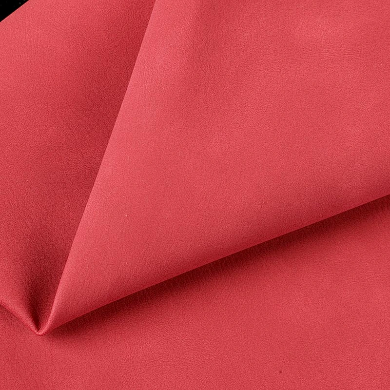 PVC leather with brush backing popular use for ladies handbags
