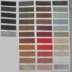 High quality grain PVC vinyl fabric faux leather with lychee embossed popular use for woman handbags