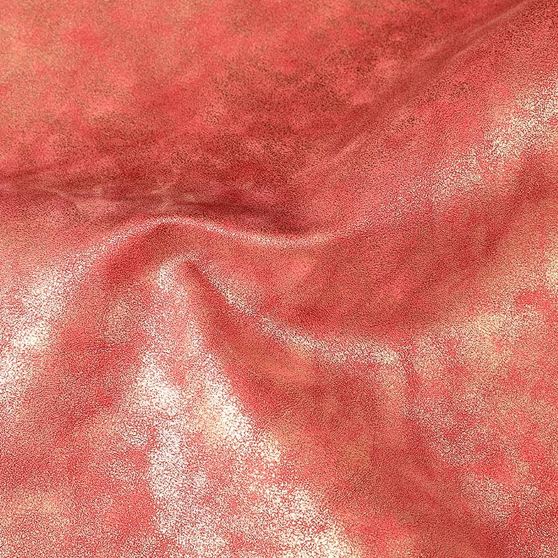 pvc artificial leather printed leather fabric for handbags usage with imitation cotton