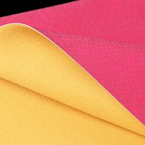 high quality pvc artificial leather with imitation cotton for handbag leather material