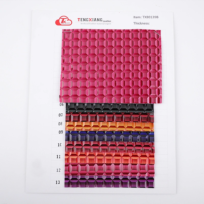 pvc synthetic leather faux leather for ladies bags with brush backing