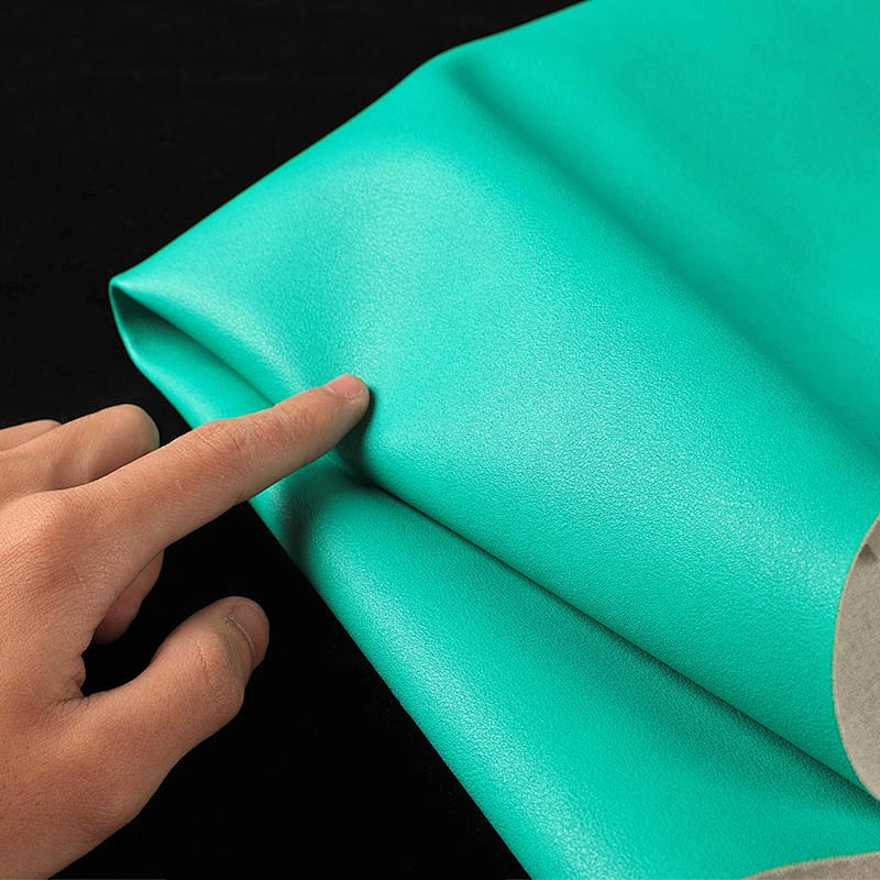 Embossed PVC leather manufacture with cheapest price and fashion design for making handbags
