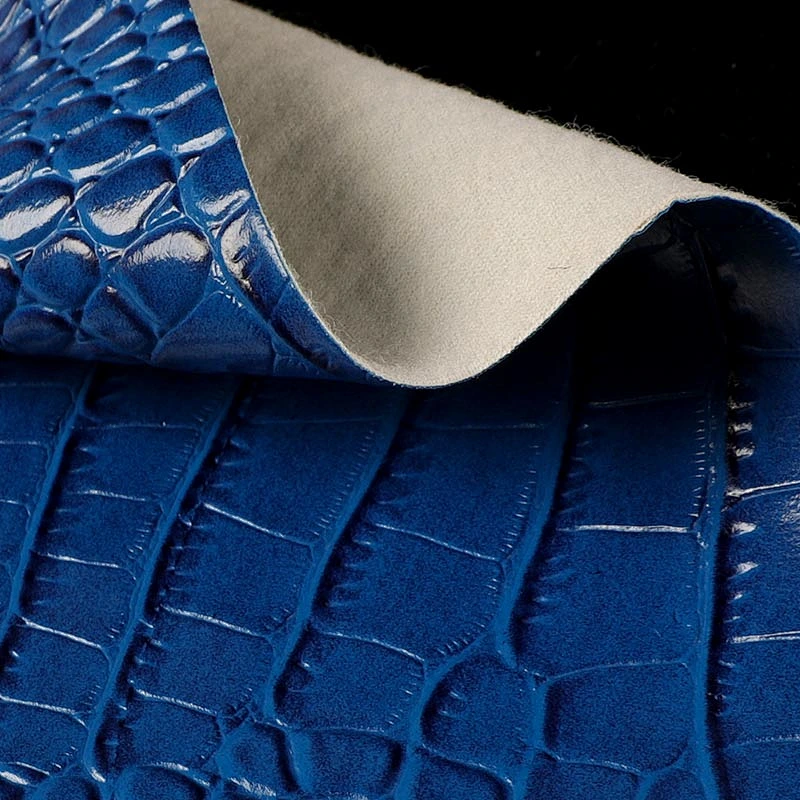 100% pu material leather with crocodile emboss crocodile skin for handbag