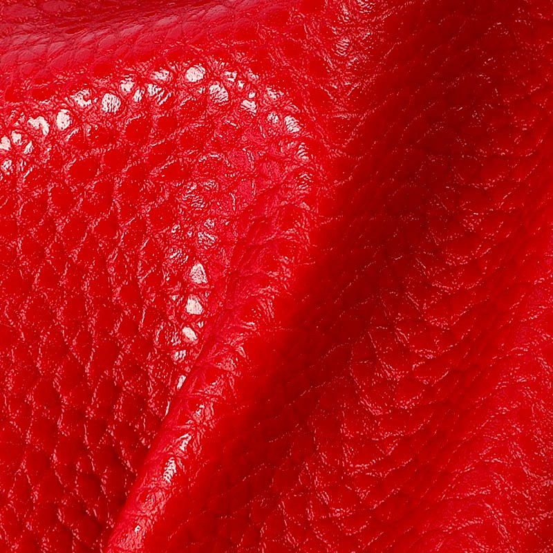 pvc leatherette for ladies handbags usage with lychee embossed