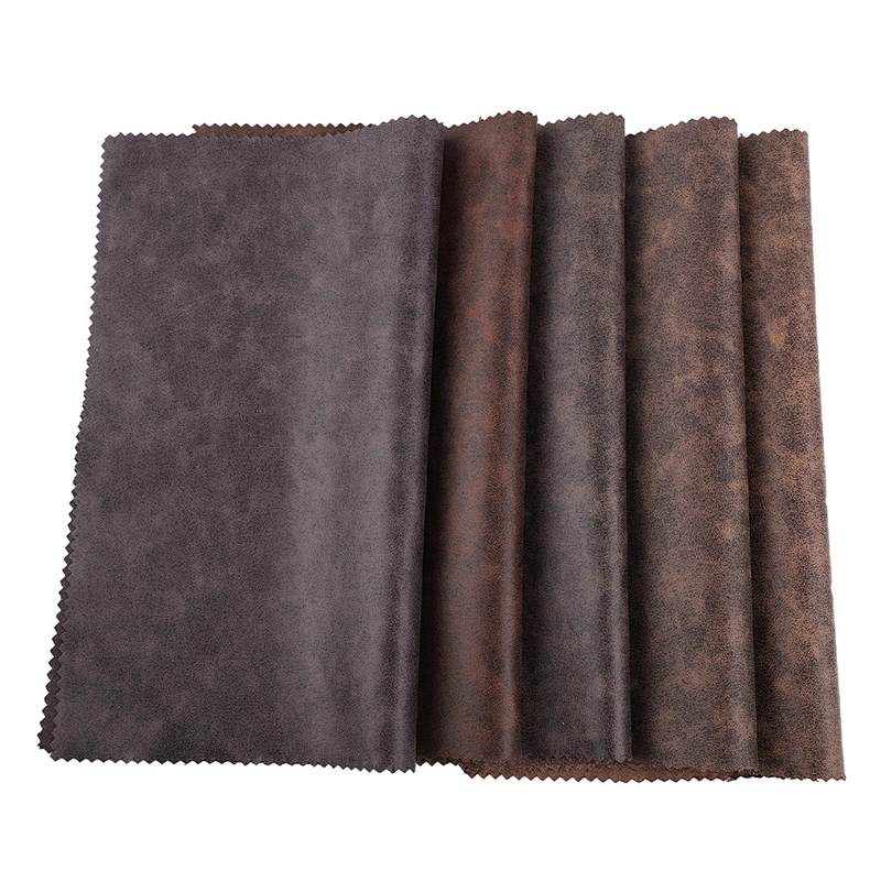 High quality china supplier pu leather for making shoes glitter with flocking material