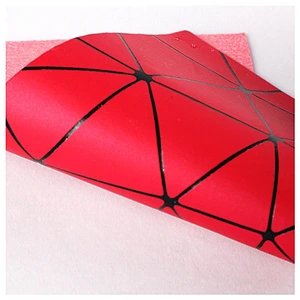 synthetic pvc leather artificial leather for bag design made in china