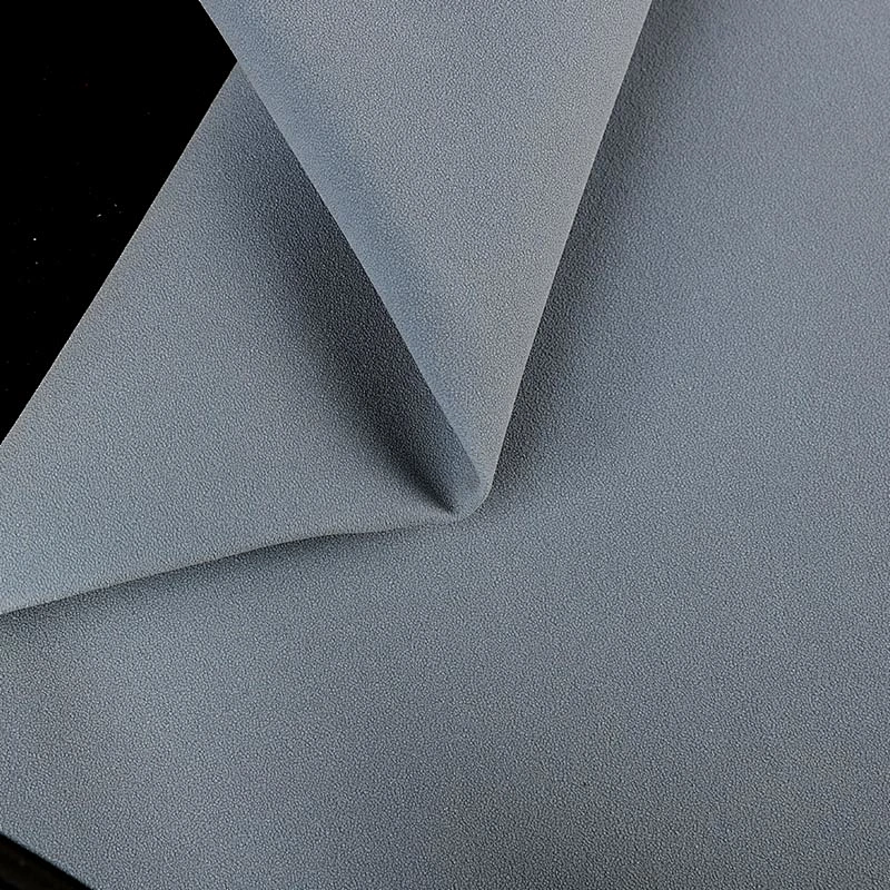high quality embossing pvc leather with brush backing for bag leather fabric