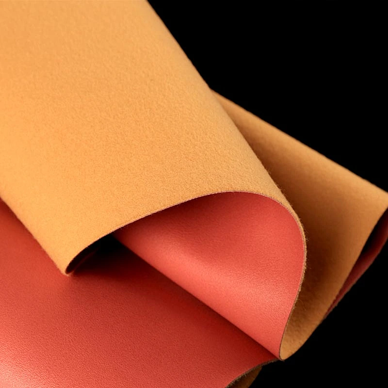 hot sale handbag pvc materials with brush backing and cheap price
