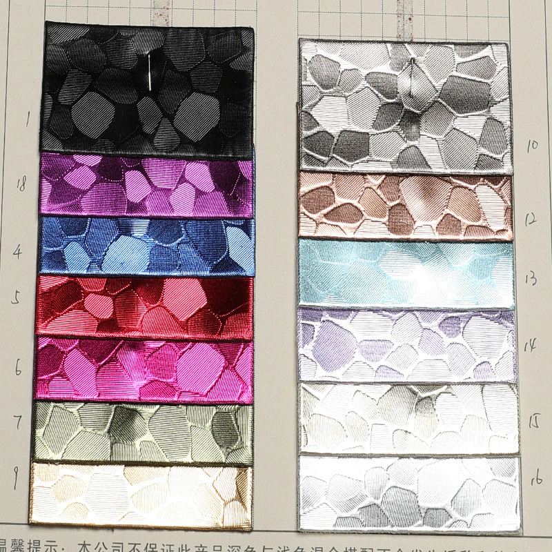 High quality PVC synthetic leather with embossed cross grain for ladies handbags use