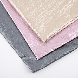 100% pu synthetic leather Hot sell PU leather fabric for clothing and jacket garment