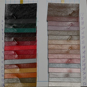 pvc imitation leather high light  faux leather for handbag design made in china