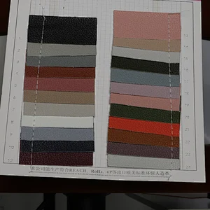pvc artificial leather for woman handbags leather with lychee embossed