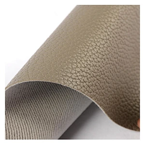 pvc leather with lychee pattern for ladies handbags use