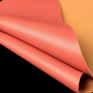 hot sale handbag pvc materials with brush backing and cheap price