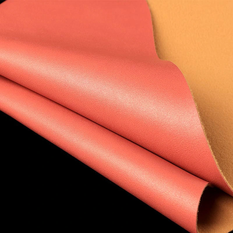 hot sale handbag pvc materials with brush backing and cheap price