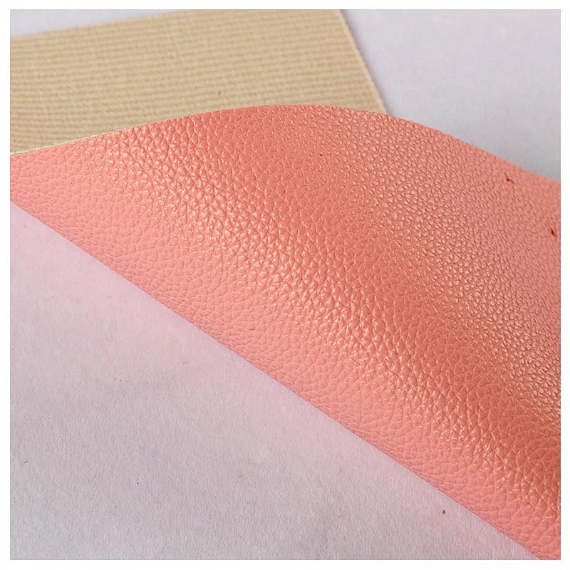 pvc leather with lychee embossed popular use for handbags high quality embossing pvc leather