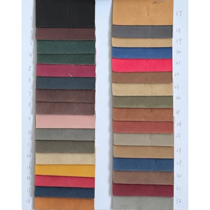 1.1mm Thick PVC Leather with Colored Imitation Cotton Backing for woman handbags