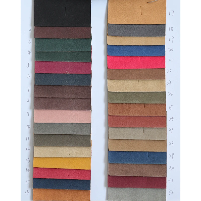 1.1mm Thick PVC Leather with Colored Imitation Cotton Backing for woman handbags