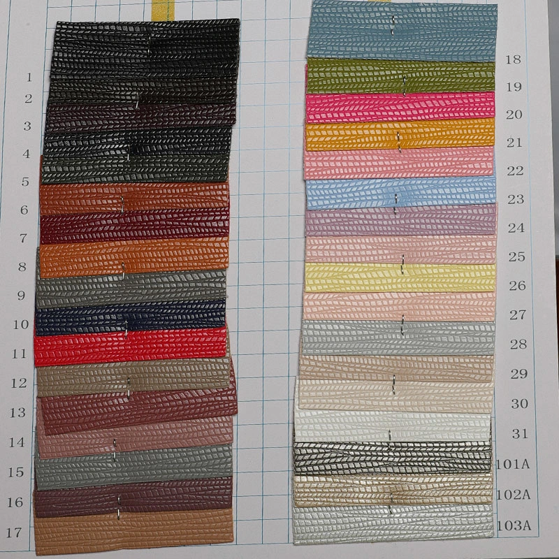 pvc artificial leather artificial leather for handbag with brush backing