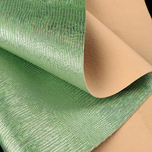wholesale pvc resin for synthetic leather with Colored Imitation Cotton Backing for woman handbags