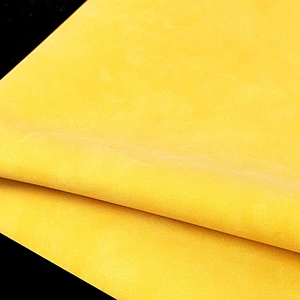 pvc leather good quality and cheap price with Colored Imitation Cotton Backing for bags