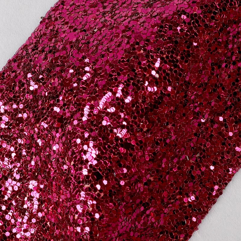 PVC leather glitter leatherette with shining and glitter surface