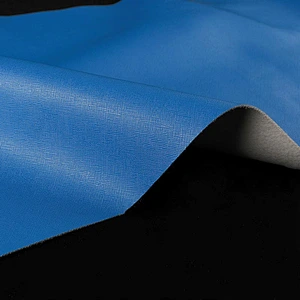 PVC artificial leather for ladies handbags usage with brushing backing