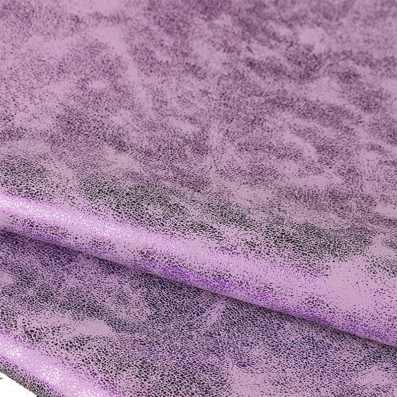 pvc synthetic leather fabric with colored imitation for popular use for handbags