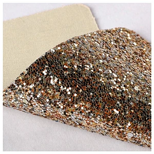 PVC leather glitter leather PVC glitter vinyl fabric for fashion bag