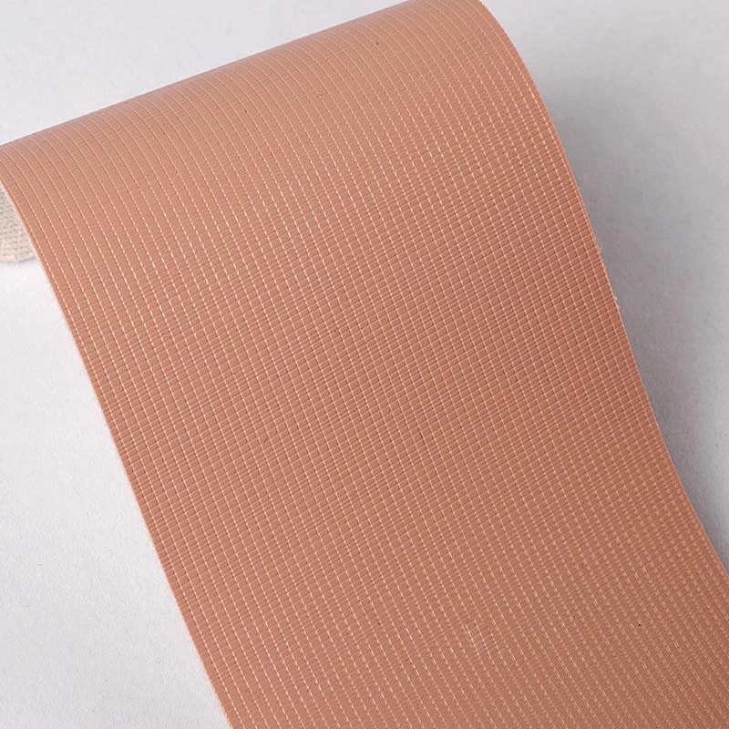 pvc synthetic leather new emboss pattern quality for handbag with mesh backing