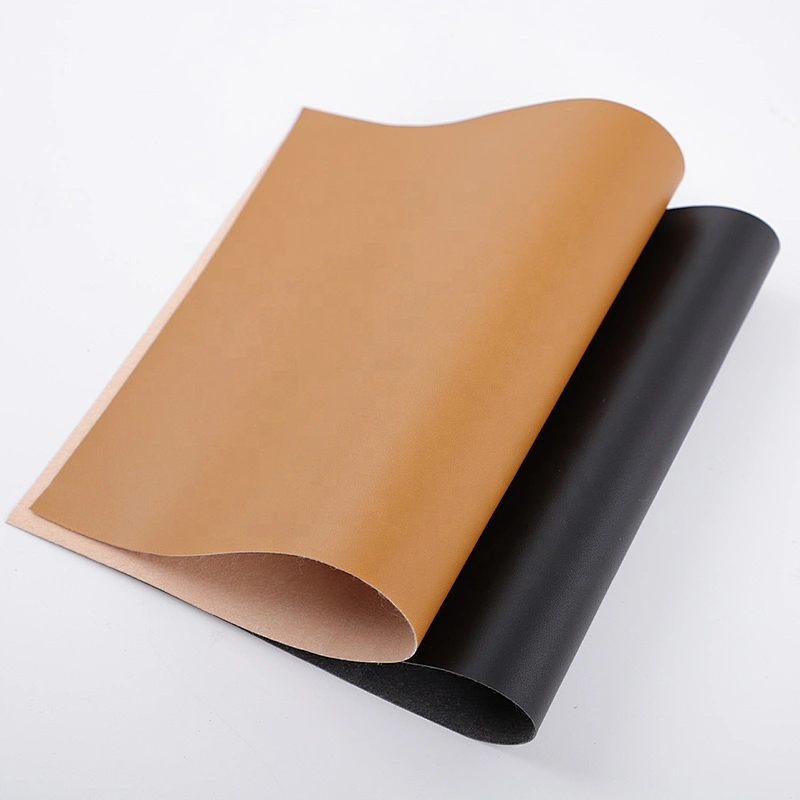 Embossed pig skin PU leather for shoes lining use Non-woven backing shoes lining material with cheaper price