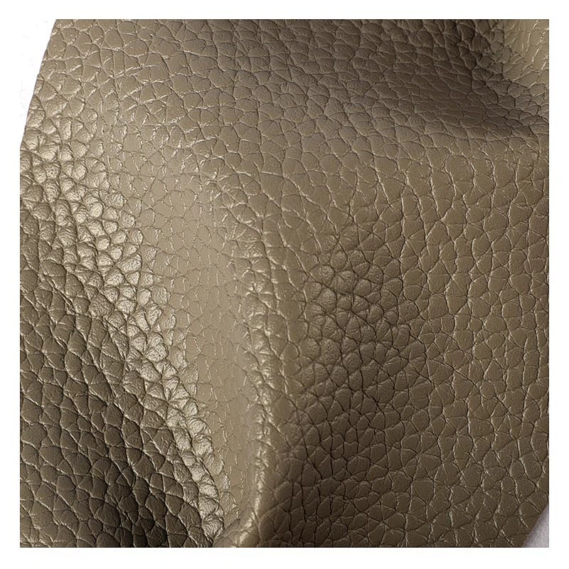 pvc leather with lychee pattern for ladies handbags use