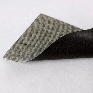 High quality PVC artificial leather with litchi grain texture for woman handbags use