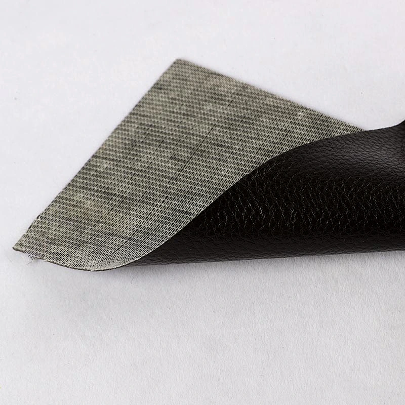 High quality PVC artificial leather with litchi grain texture for woman handbags use