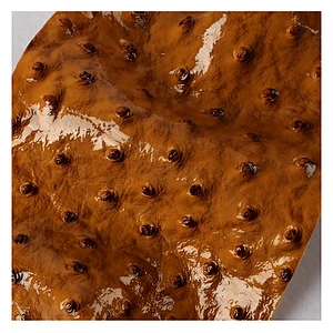 High quality Ostrich Synthetic Pvc Leather for  Handbags with brush backing