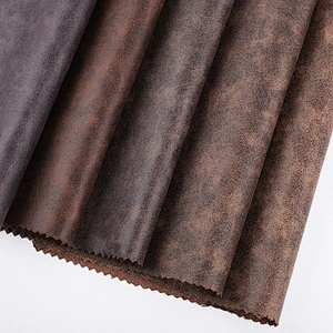 High quality china supplier pu leather for making shoes glitter with flocking material