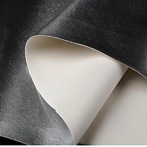 printed pvc leather pvc leather with brush backing leather for handbag