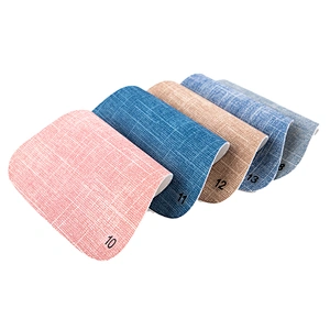 pu leather with Colored Imitation Cotton Backing for ladies handbags