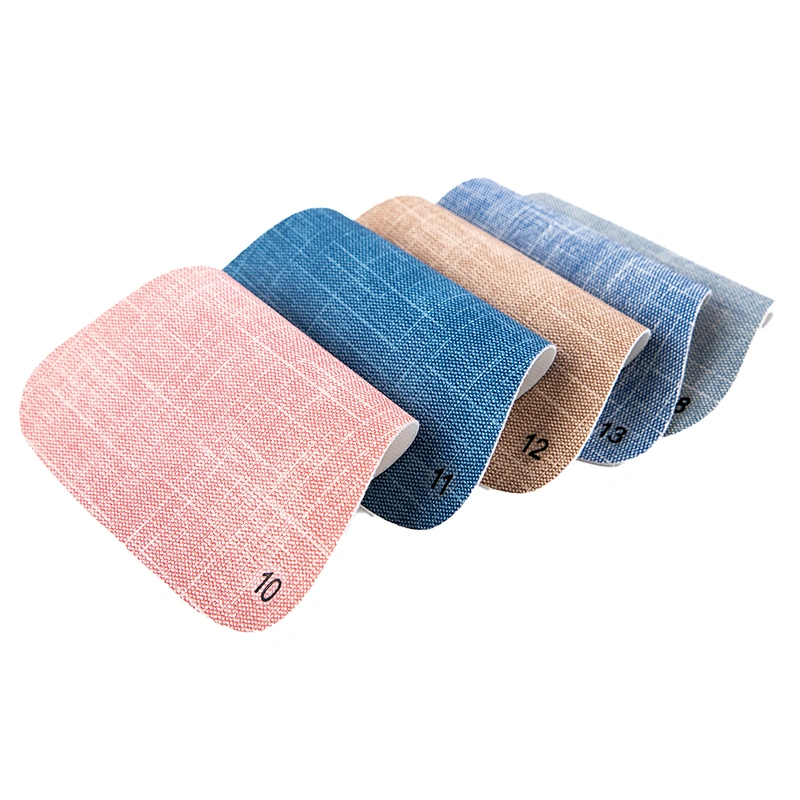 pu leather with Colored Imitation Cotton Backing for ladies handbags