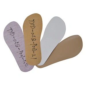 woven backing shoe insole material pvc leather for woman or man shoes