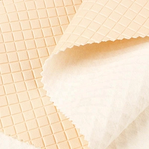brushed cloth backing pvc leather rexine fabric pvc vinyl leatherette for handbag pillow decoration