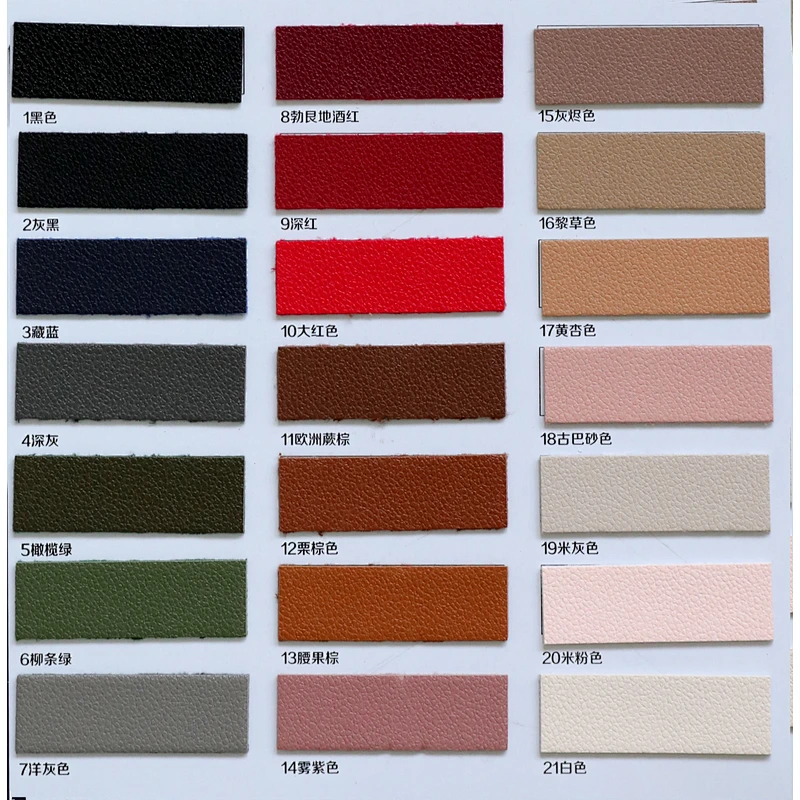 pvc leather imitation cotton backing women handbag leather