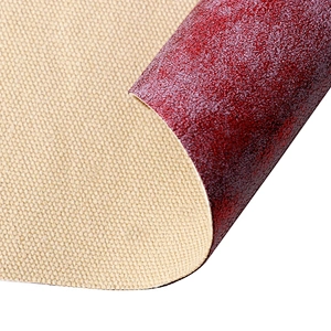 shining polyester fabric bronzing roll imitation leather for shoe fabric