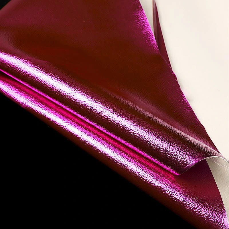 pvc  leather with shinning surface popular use for ladies handbags